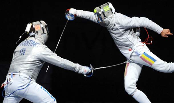 Echipa masculină de sabie a României, învingătoare la Chicago